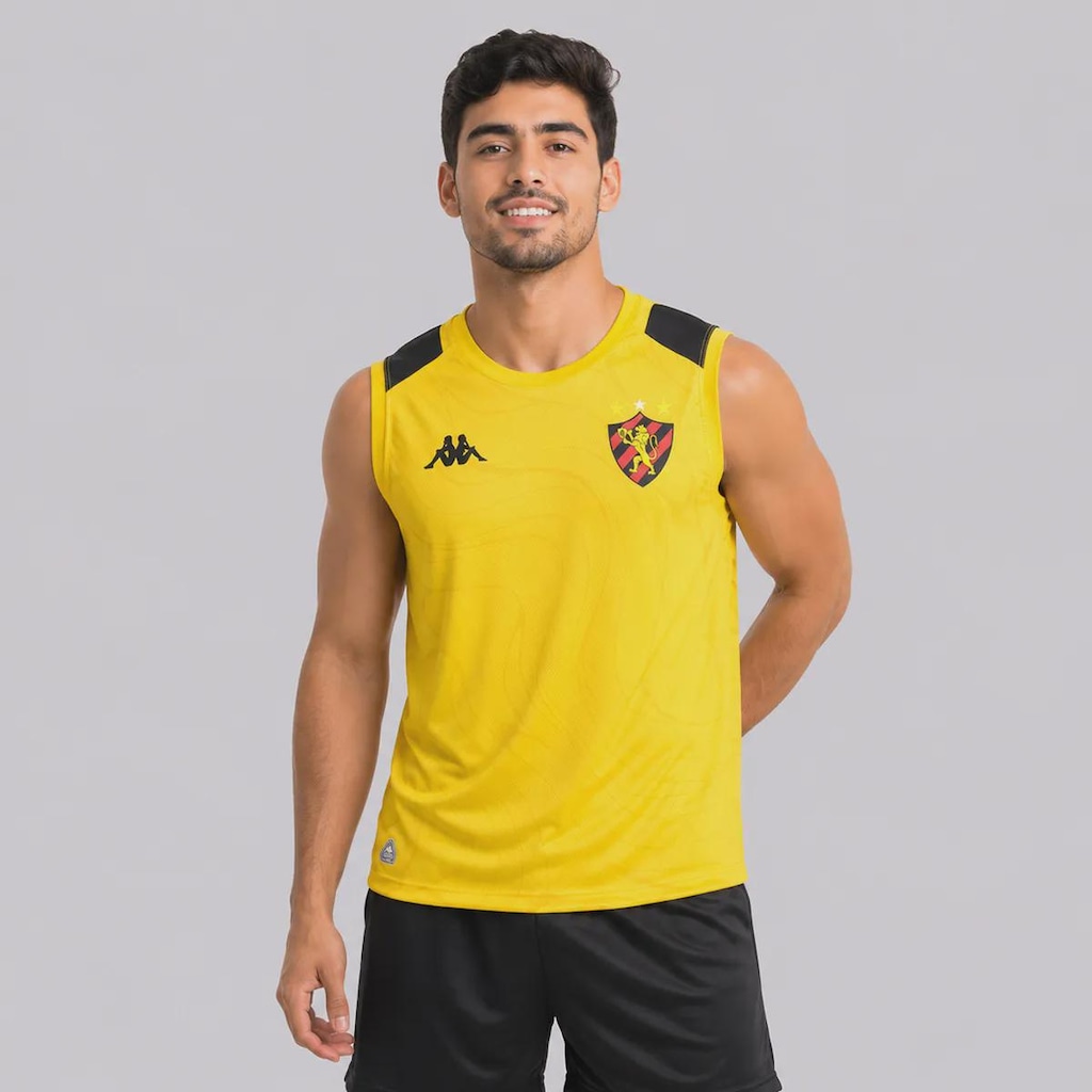 Camiseta Regata do Sport Recife Treino 26/27 Kappa  - Masculina