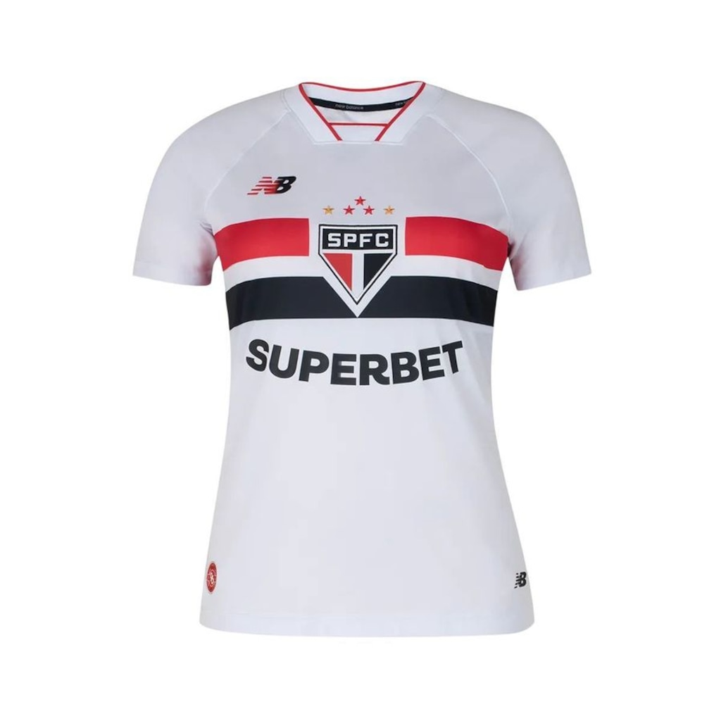 Camiseta do São Paulo New Balance Torcedor - Feminina