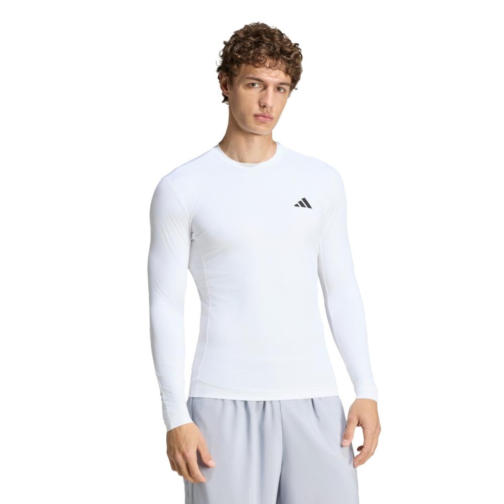 Camiseta Adidas Manga Longa PrimeLift Essentials Workout Masculina
