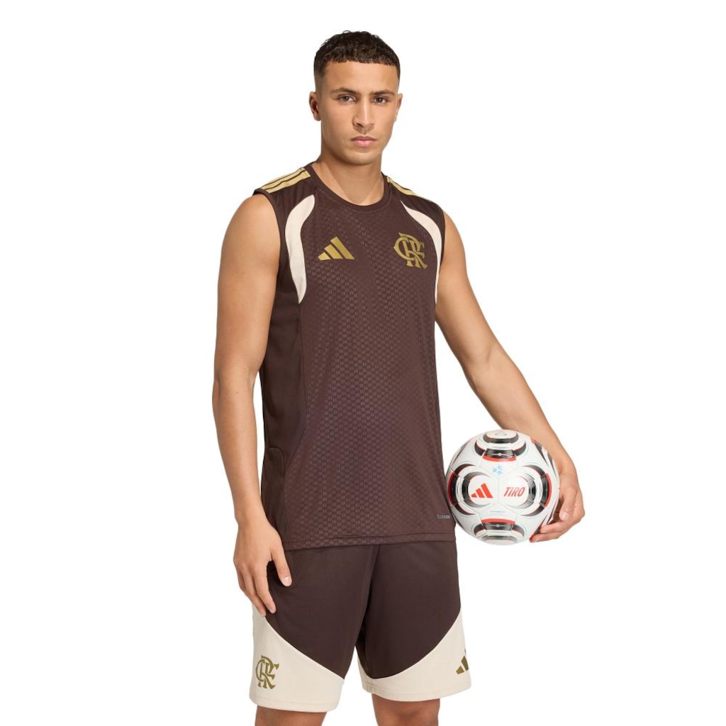 Camisa de Treino sem Mangas Tiro6 Competition do Flamengo Adidas Masculina