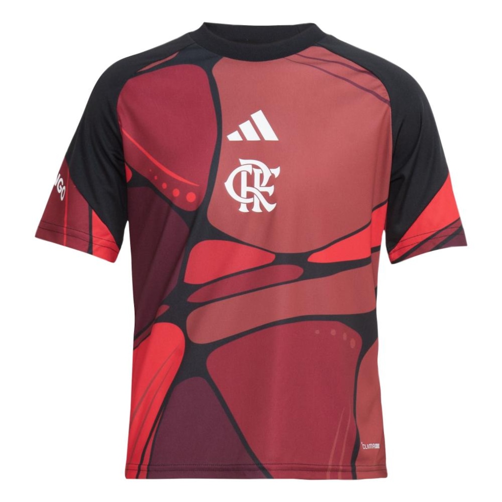 Camisa Pré-Jogo CR Flamengo 26/27 Adidas Infantil
