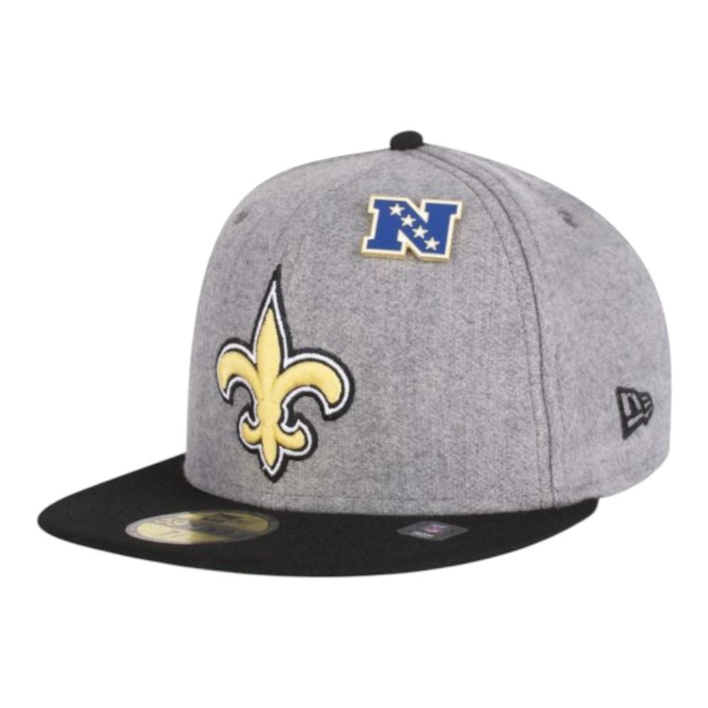 Boné New Era 5950 New Orleans Saints Fechado Masculino