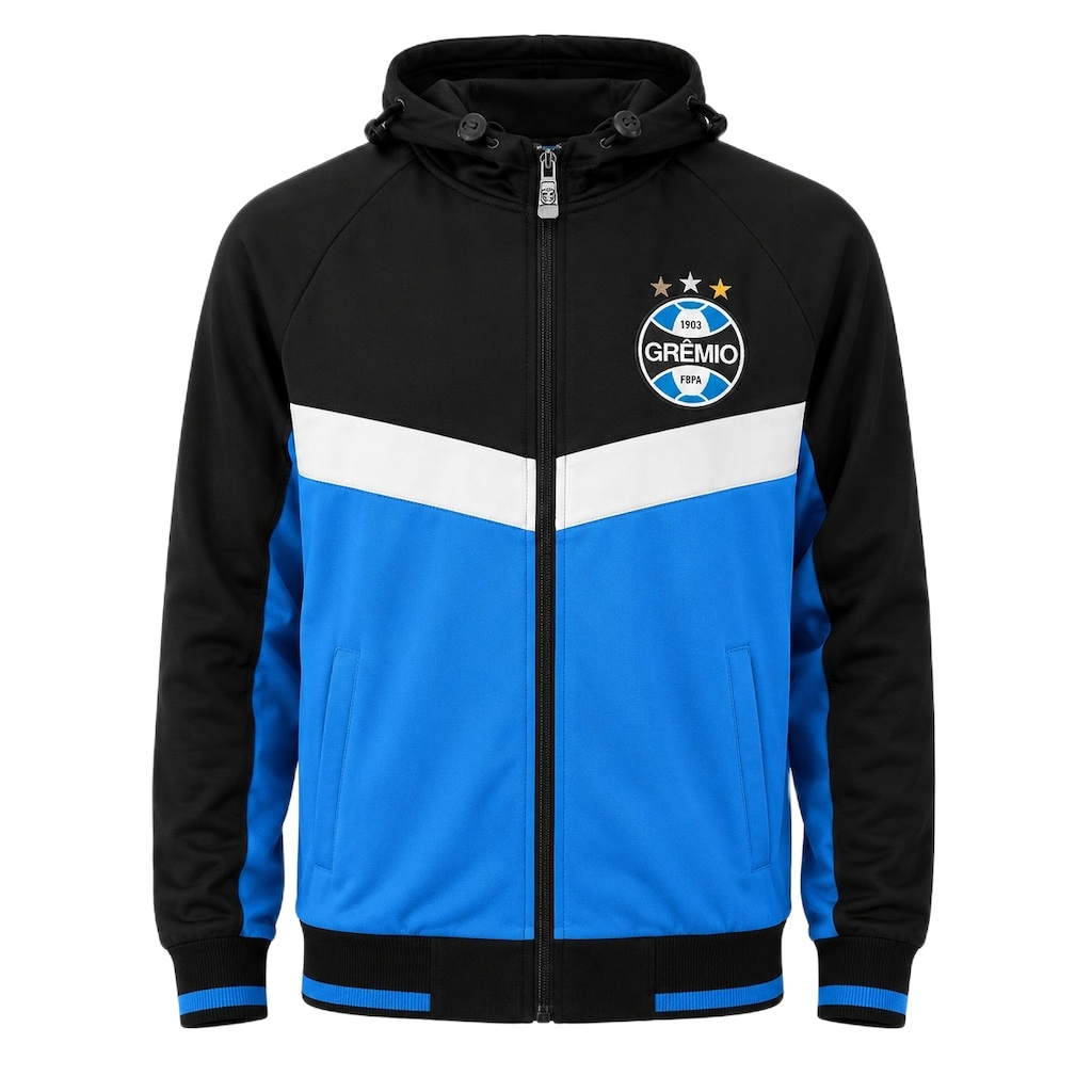 Jaqueta do Grêmio Trilobal Tricolor Lotus - Masculina
