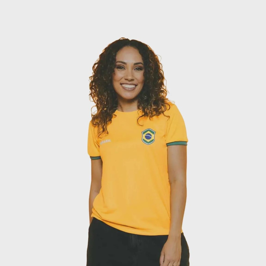 Camisa Braziline Brasil Ipe - Feminina