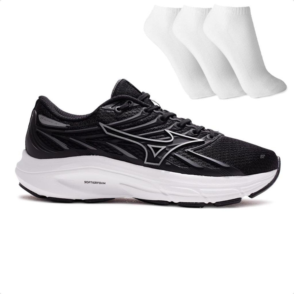 Tênis Masculino Mizuno Jet 8 + 3 Pares de Meias