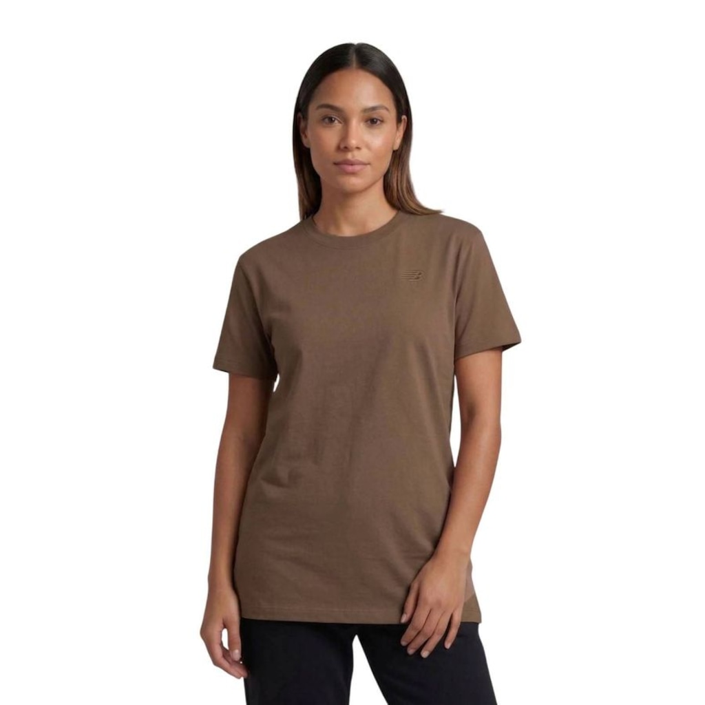 Camiseta New Balance M/C Small Logo - Feminina