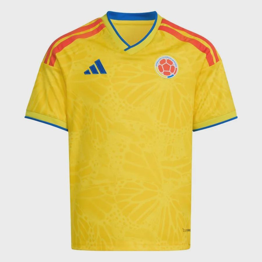Camisa do Colômbia adidas I 26 Torcedor -Infantil