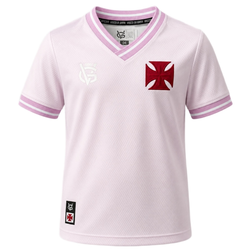 Camisa do Vasco da Gama VG Cruz de Malta - Feminino