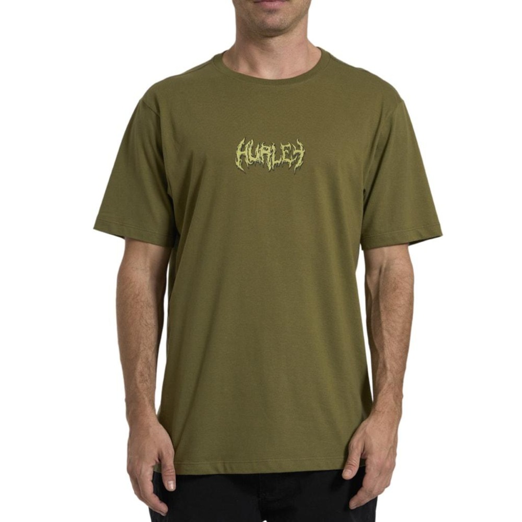 Camiseta Hurley Noise Militar - Masculina