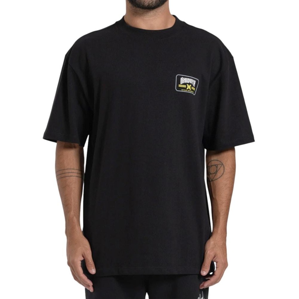 Camiseta Especial Hurley x Shibuya Logo Escama Max Fit - Masculina