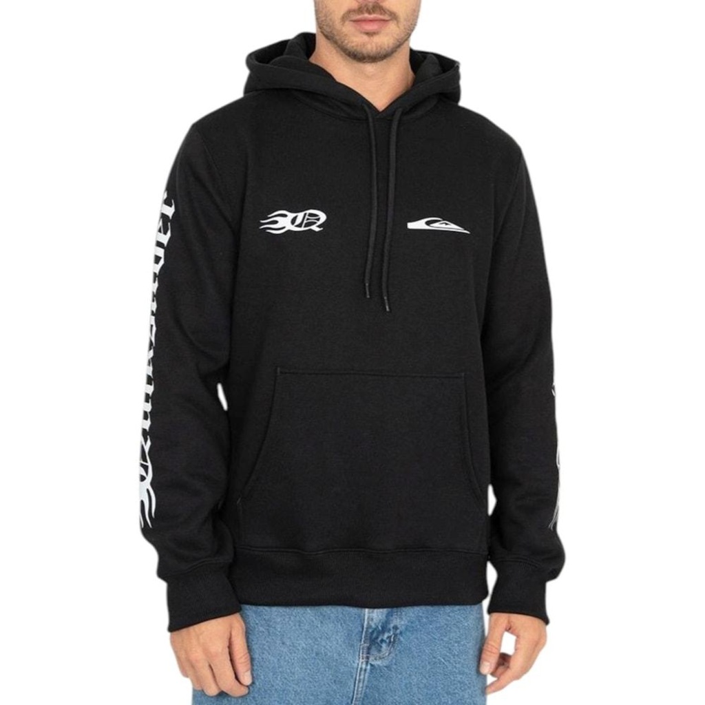Blusão de Moletom Quiksilver Canguru - Masculino