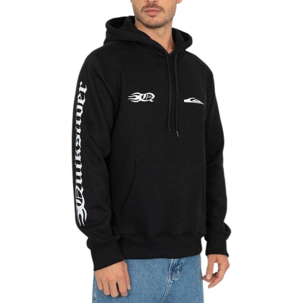 Imagem 4 do produto Blusão de Moletom Quiksilver Canguru - Masculino