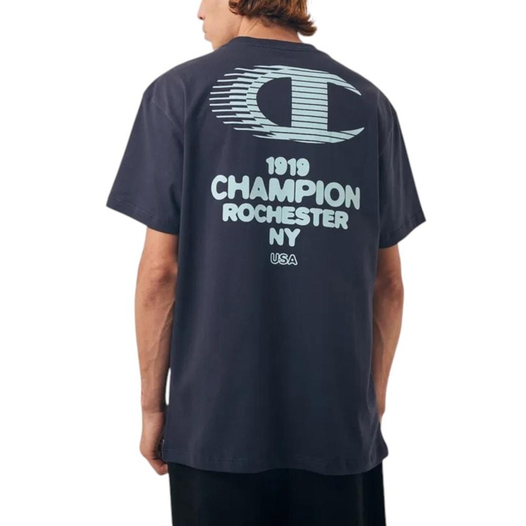 Imagem 2 do produto Camiseta Champion Athletic Speed Surge Navy - Masculina