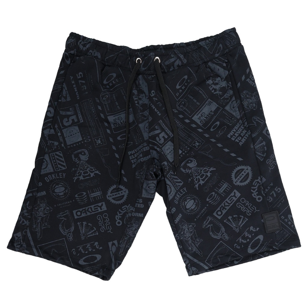 Bermuda Oakley O-Mania Print 20" Blackout - Masculina