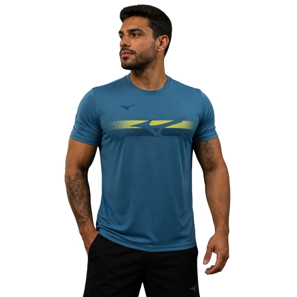 Camiseta Mizuno Energy Stamp - Masculina