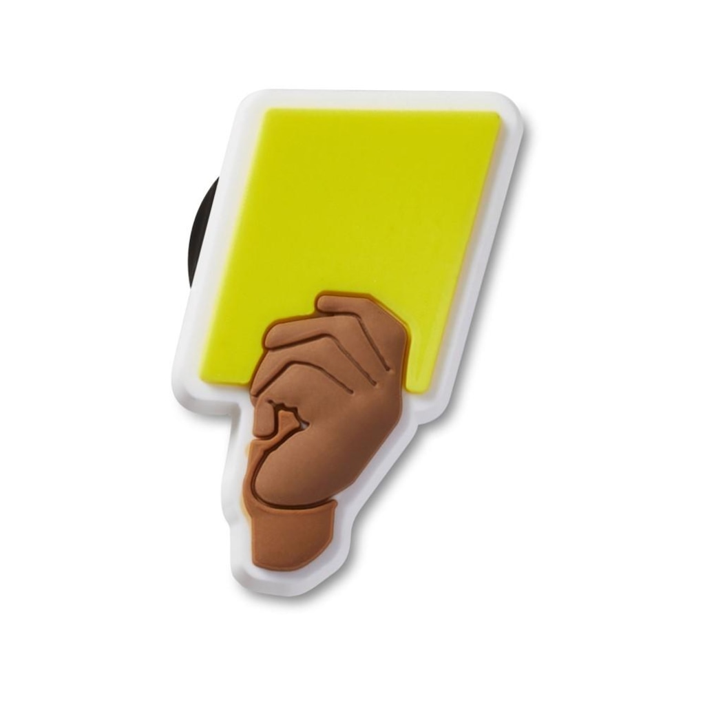 Jibbitz™ Crocs Cartão Amarelo de Futebol