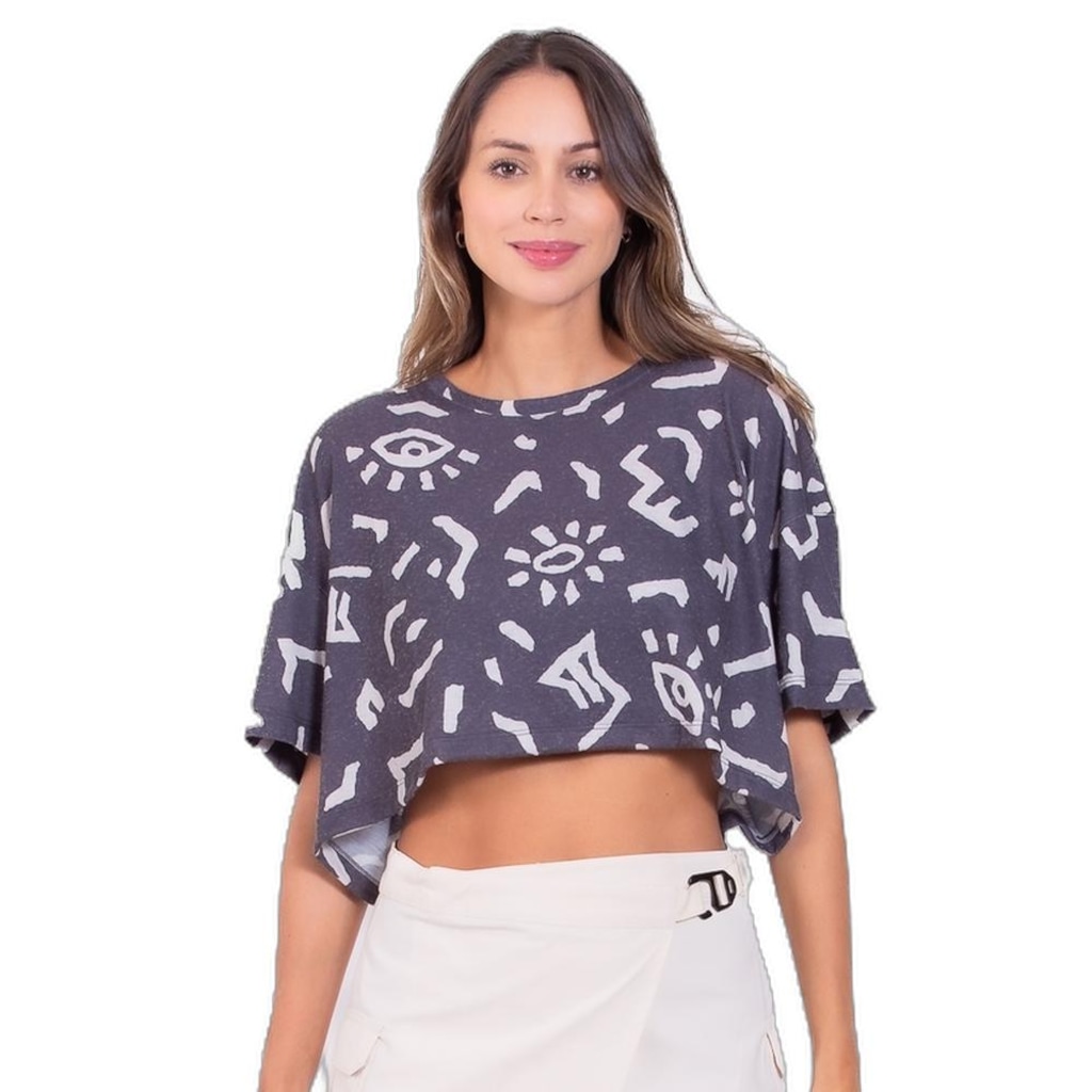 Blusa Cropped Rip Curl The Search Crop Feminina