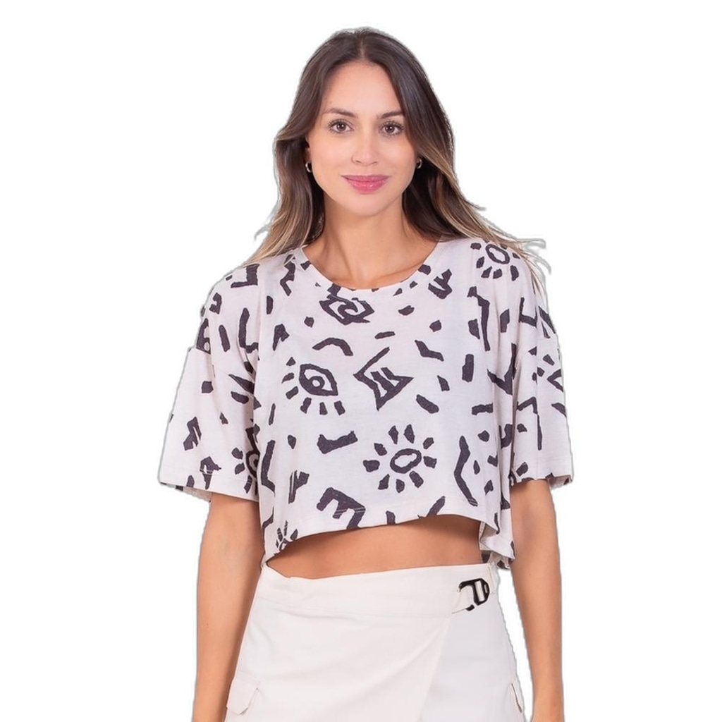 Blusa Cropped Rip Curl The Search Crop Feminina