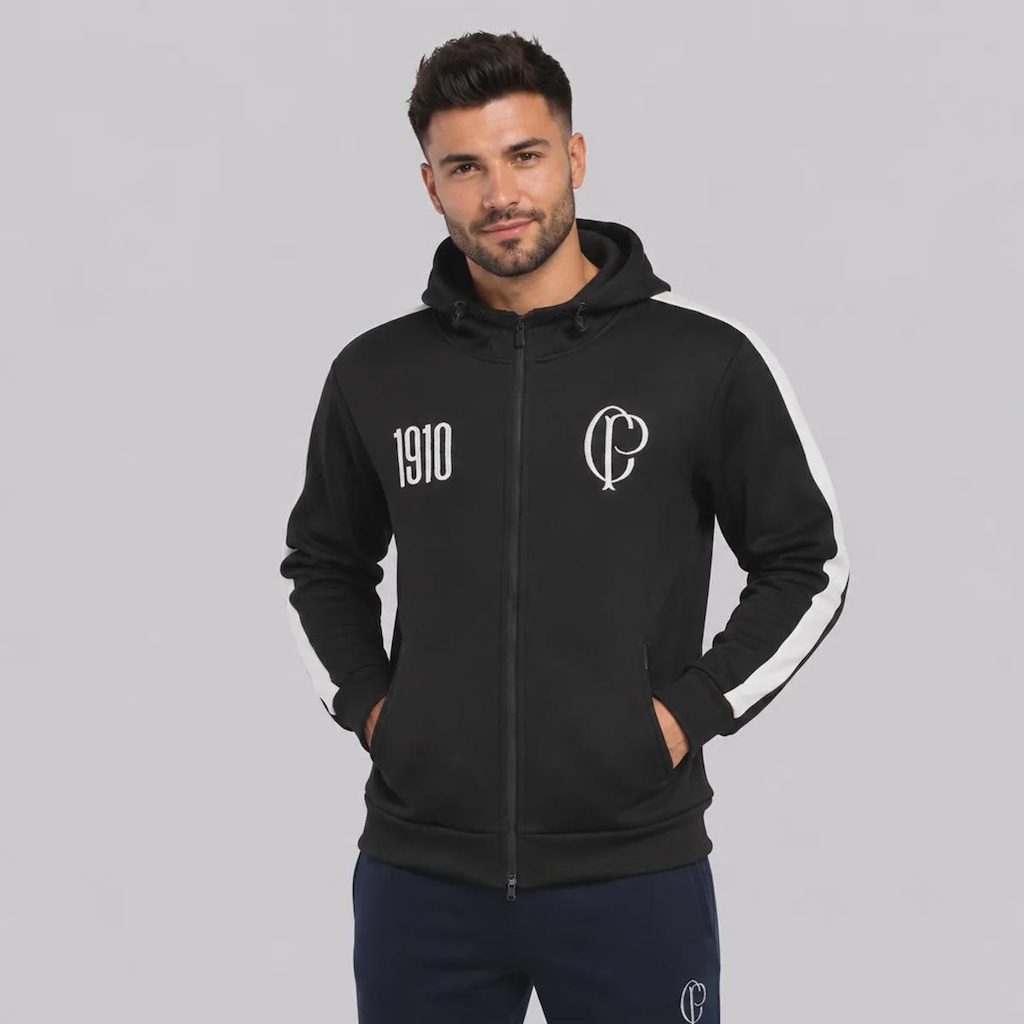 Jaqueta Corinthians CP 1910 com Capuz
