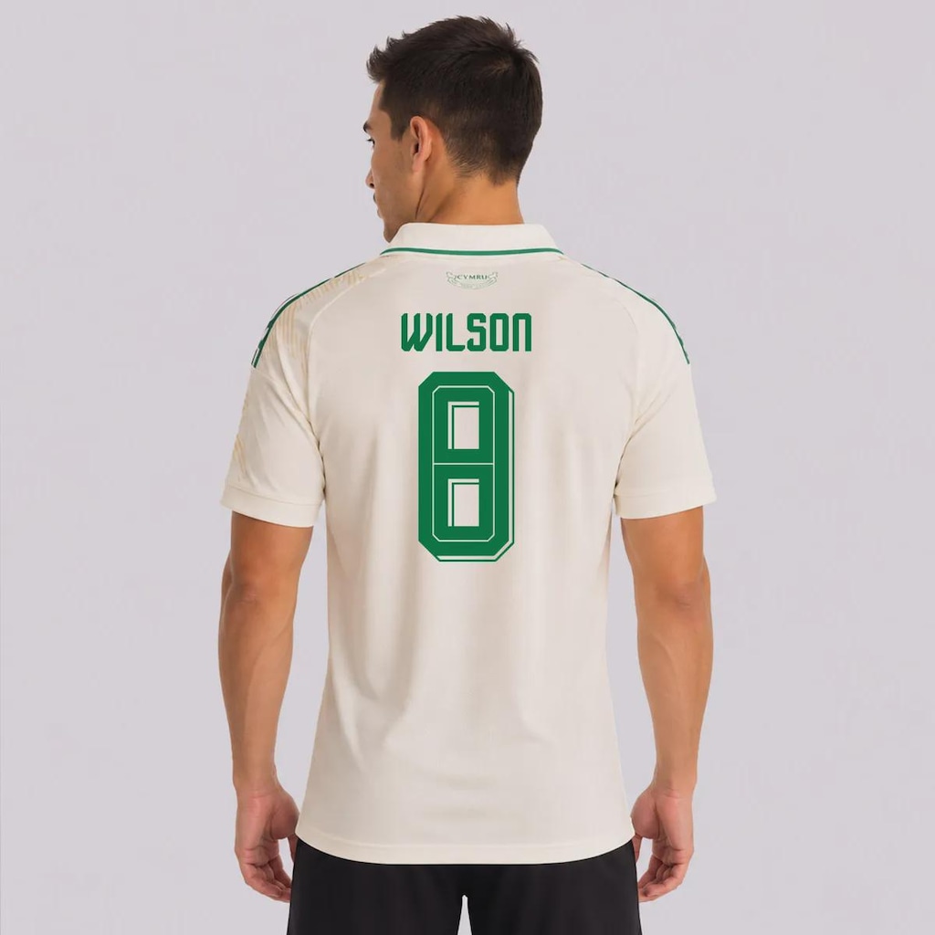 Camisa País de Gales II 26/27 8 Wilson adidas Masculina