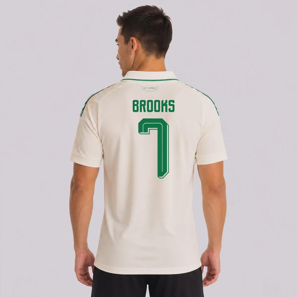 Camisa País de Gales II 26/27 7 Brooks adidas Masculina
