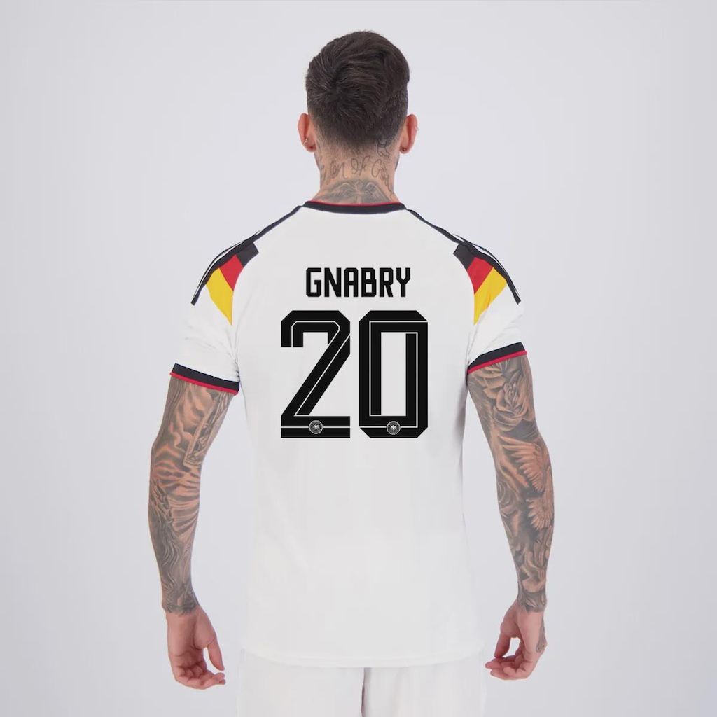 Camisa Alemanha I 26/27 20 S. Gnabry adidas Masculina