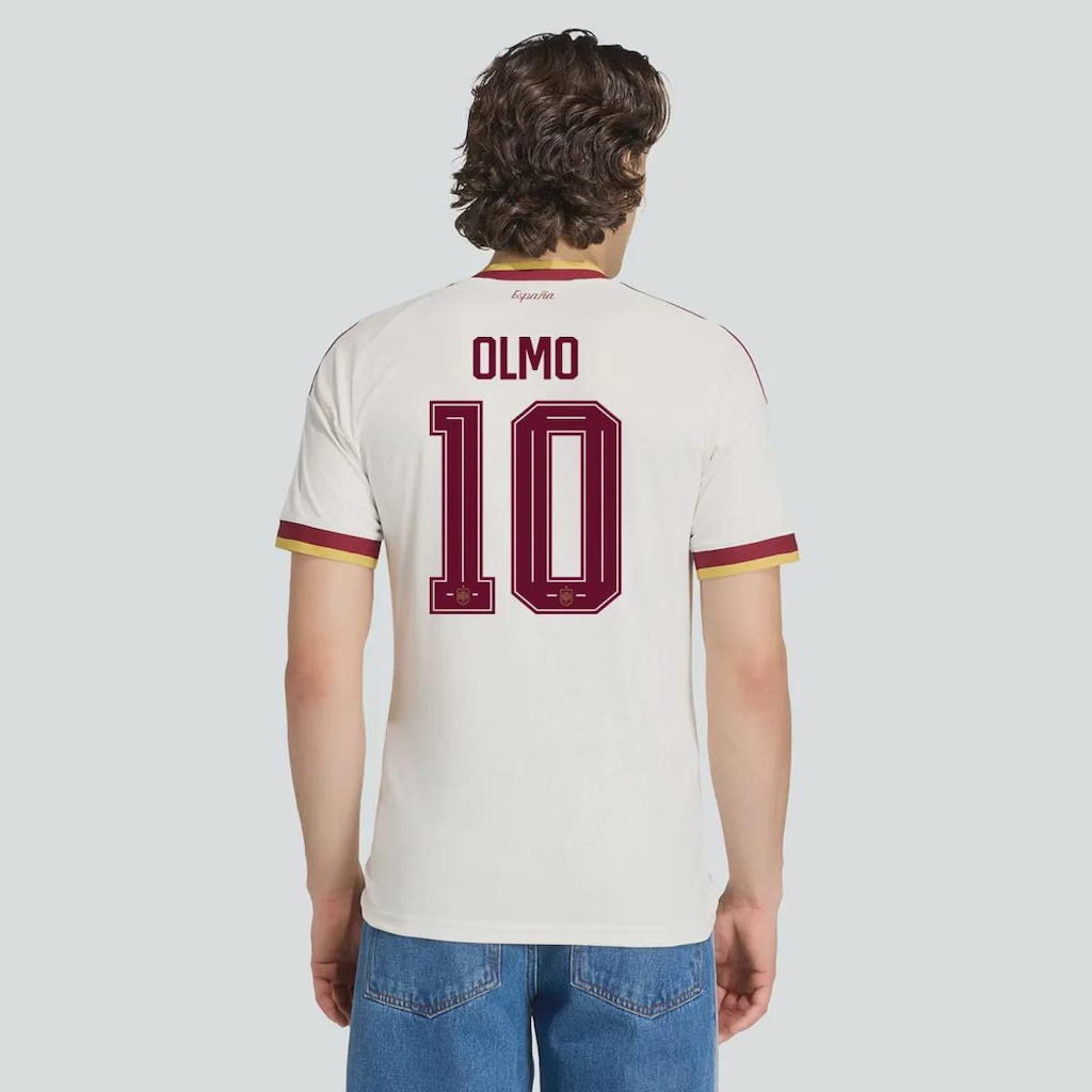 Camisa Espanha II 26/27 OLMO 10 adidas Masculina