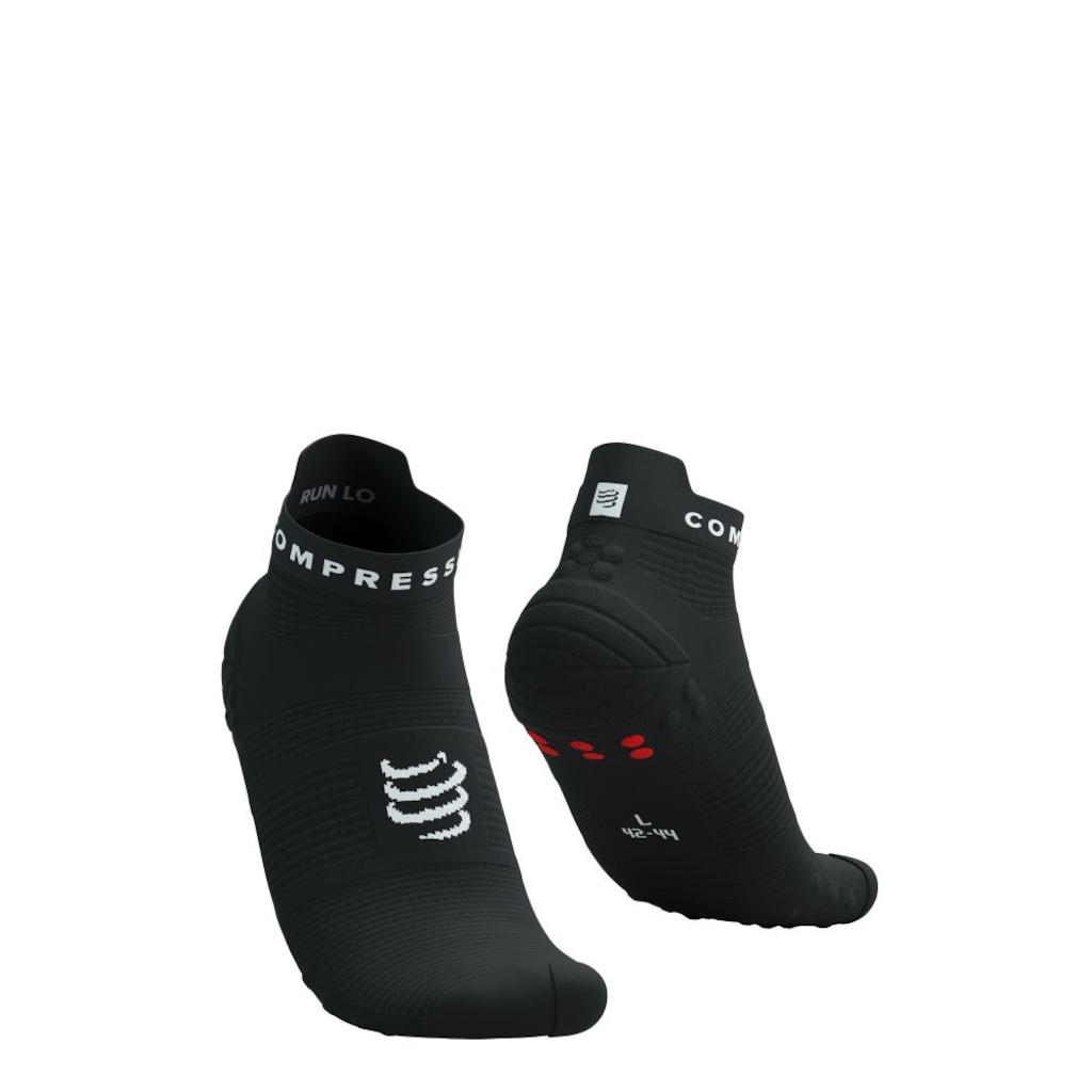 Meia de Compressão para Corrida Cano Curto Compressport Run Low V4