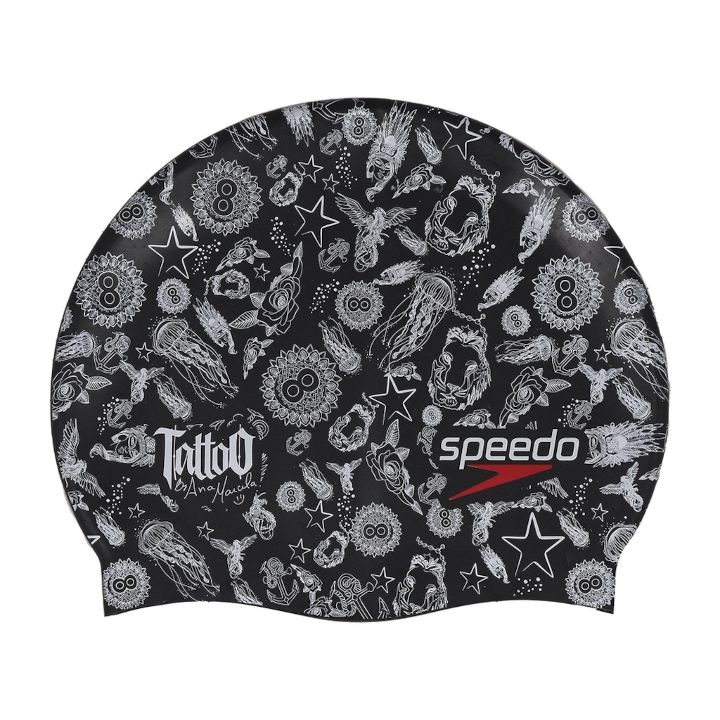 Touca de Natação Unissex Speedo Tattoo By Ana Marcela