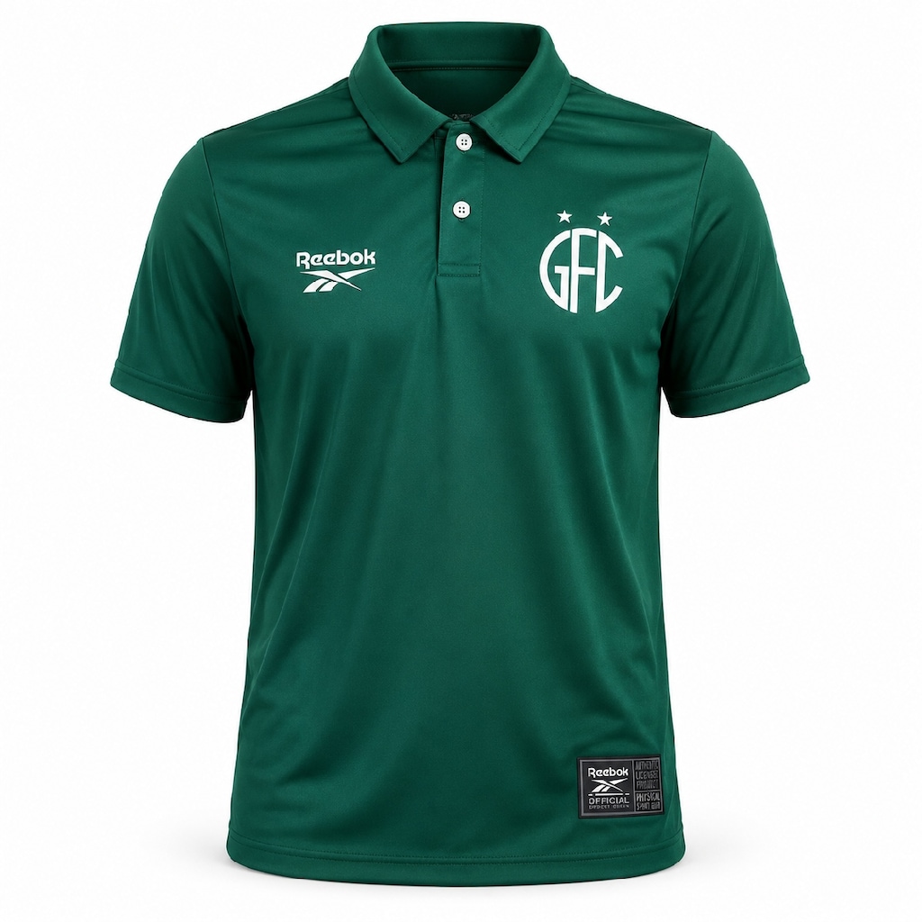 Camisa do Guarani Reebok Passeio 2026 Essência Bugrina - Masculino