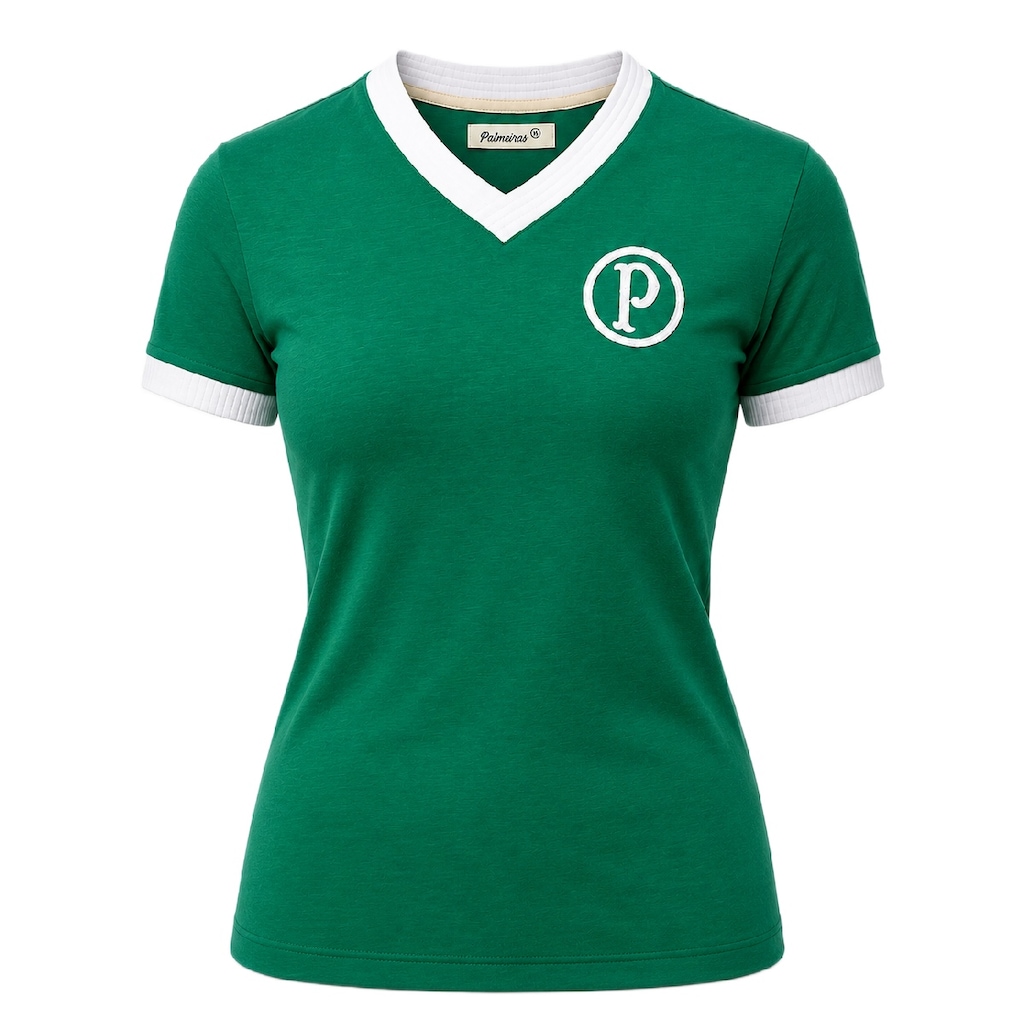 Camisa do Palmeiras Retrô 75 Anos Edição Especial Betel - Feminina