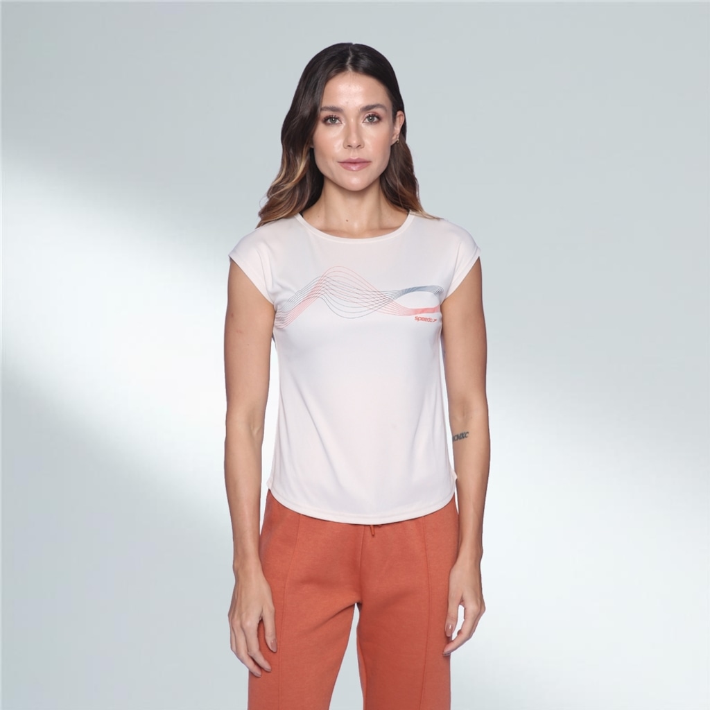 Camiseta T-Shirt Speedo Fronteiras - Feminina