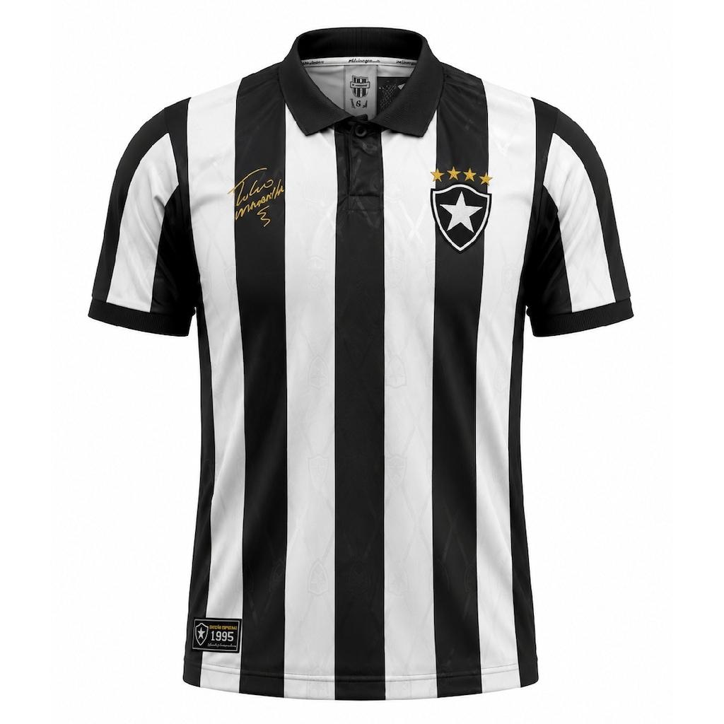 Camisa Polo do Botafogo Retrô 1995 Túlio Listrada RetrôMania - Masculina
