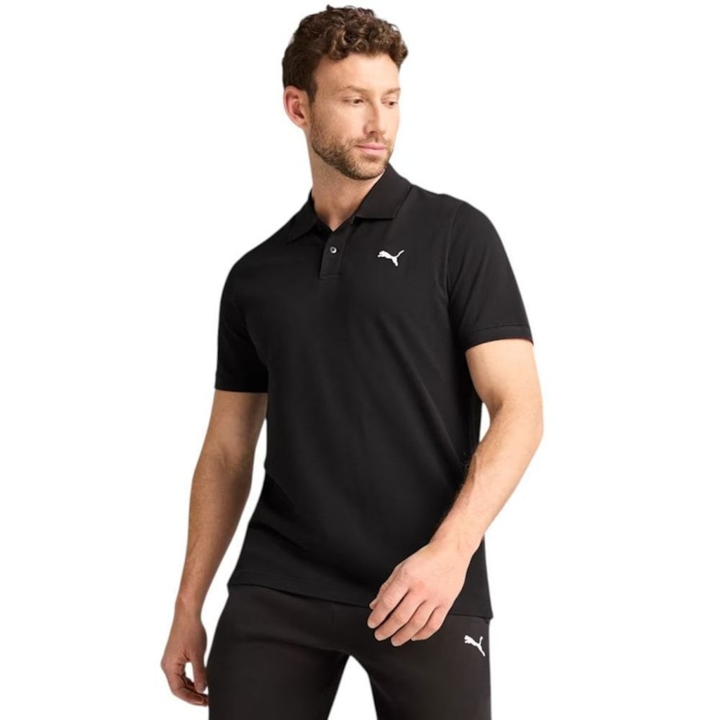Camisa Polo Puma Essentials Pique - Masculina