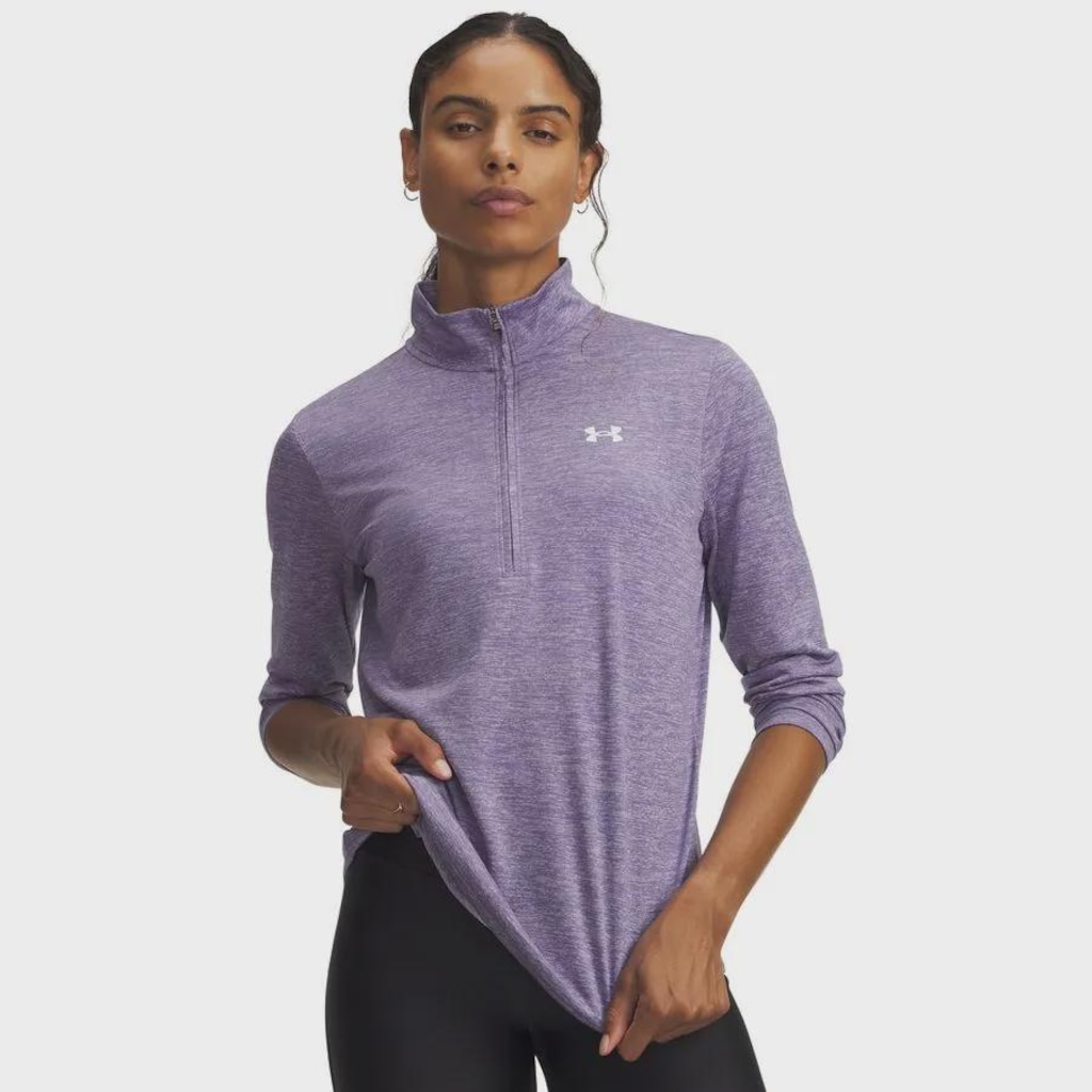 Blusão de Moletom de Treino Under Armour Tech 1/2 Zip - Feminino