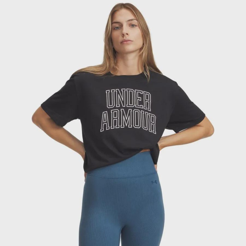 Camiseta Under Armour Sportstyle Rival Campus - Feminina