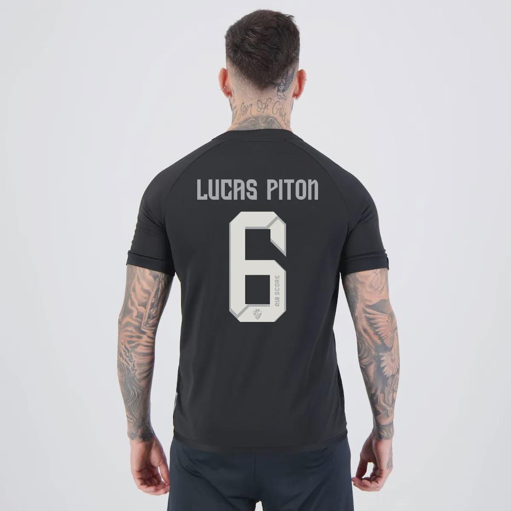 Camisa do Vasco III 24/25 6 Lucas Piton Kappa Masculina