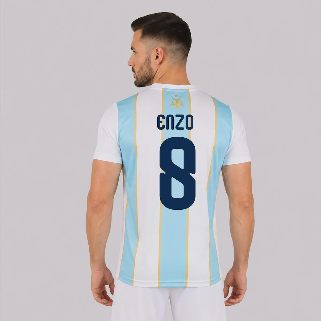Camisa Argentina Classic 8 Masculina