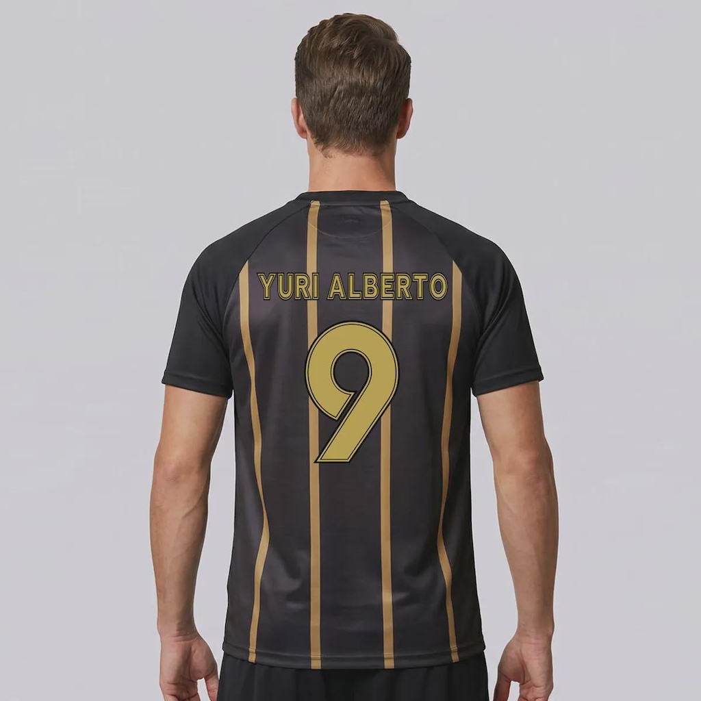 Camisa do Corinthians Logo 9 Yuri Alberto Masculina