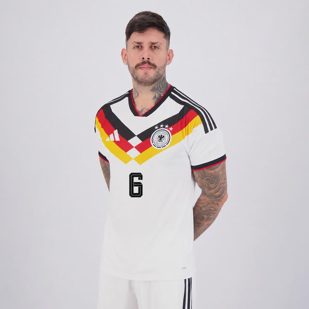 Imagem 4 do produto Camisa Alemanha I 26/27 6 J. Kimmich Adidas Masculina