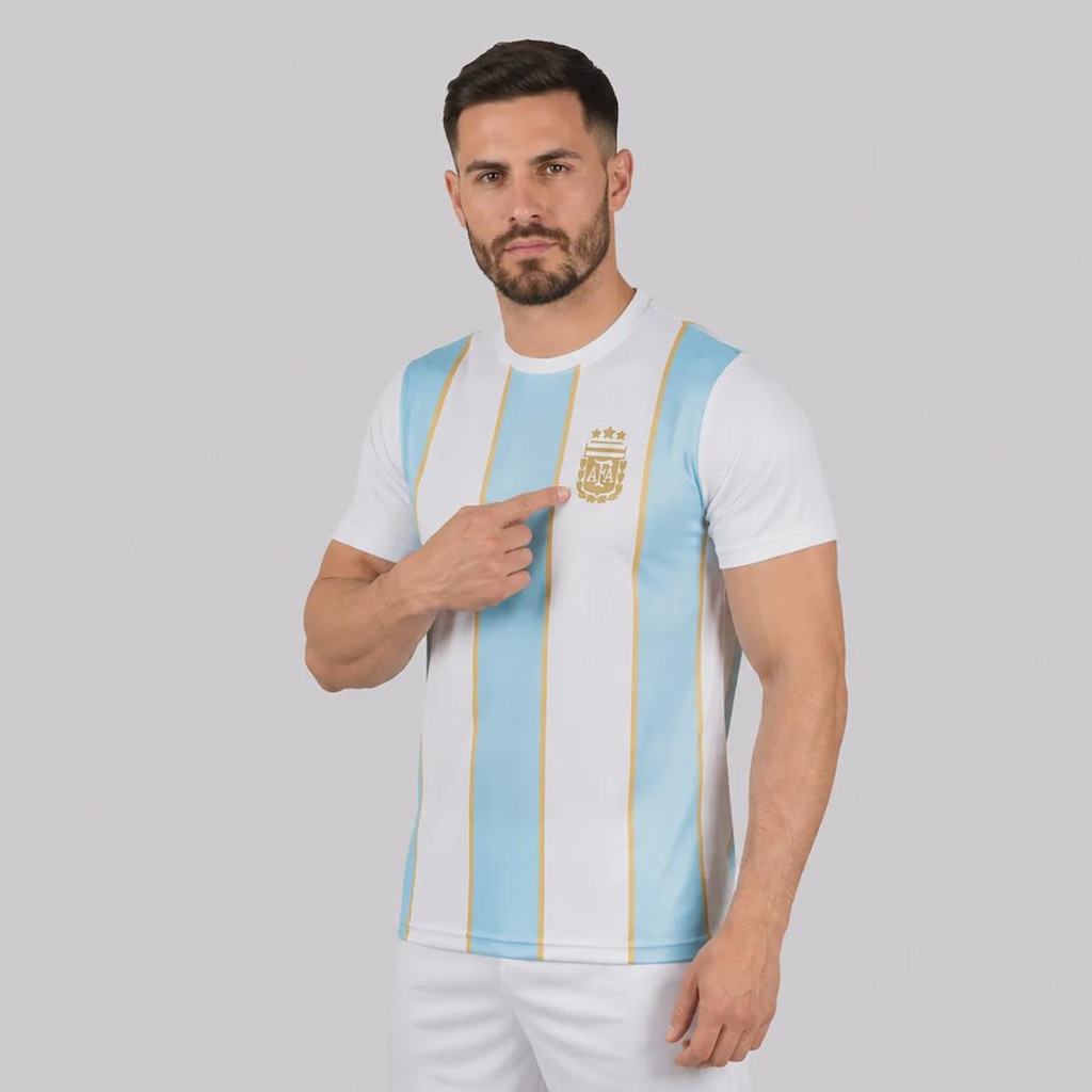 Imagem 4 do produto Camisa Argentina Classic 9 J. Álvarez Masculina