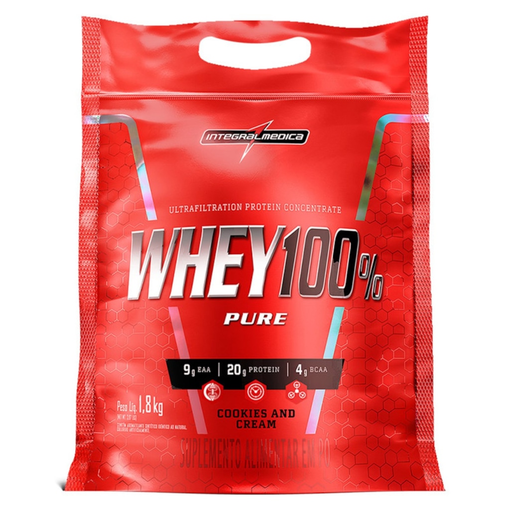 Whey 100% Pure 1,8kg Pouch Integralmedica