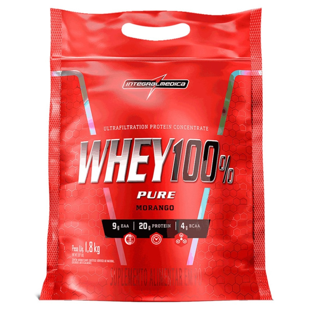 Whey 100% Pure 1,8kg Pouch Integralmedica