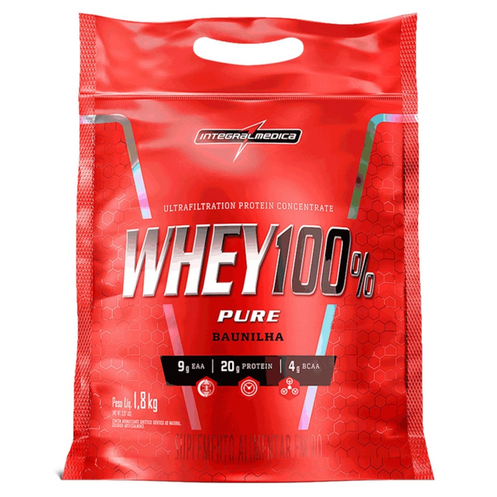 Whey 100% Pure 1,8kg Pouch Integralmedica