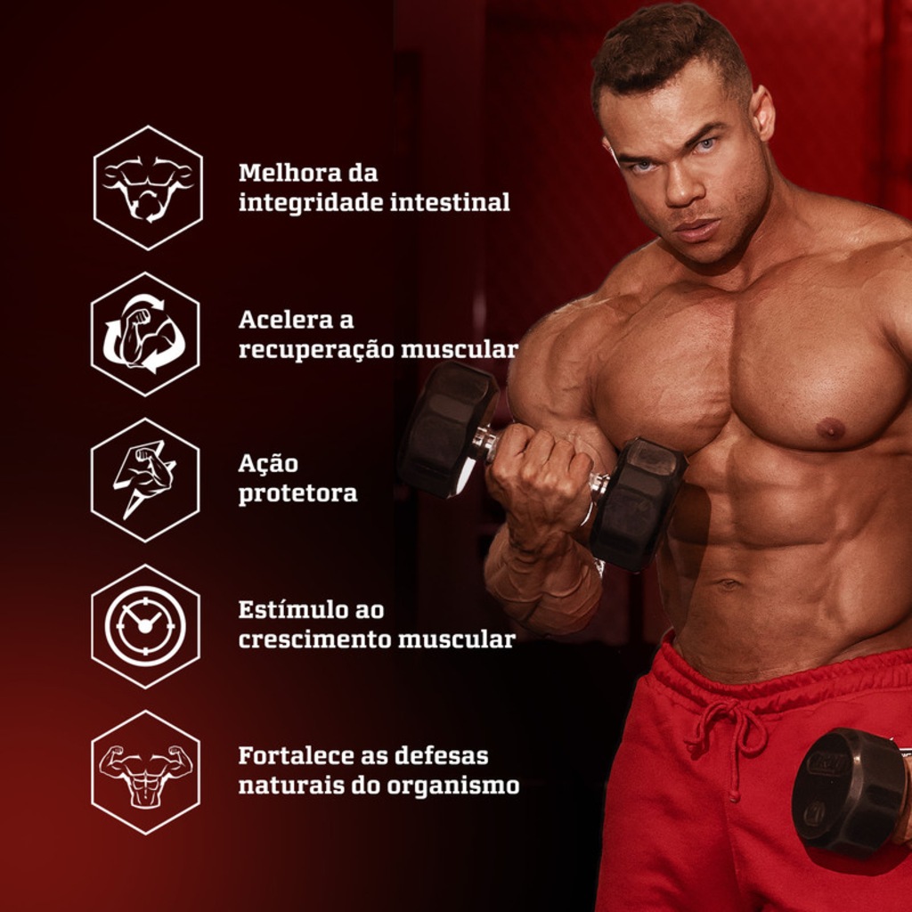 Imagem 4 do produto Glutamina Natural Integralmedica Glutamine 300g