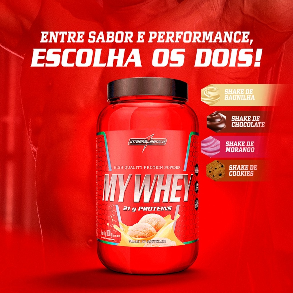 Imagem 3 do produto Whey Protein Integralmedica My Whey 900g Pote