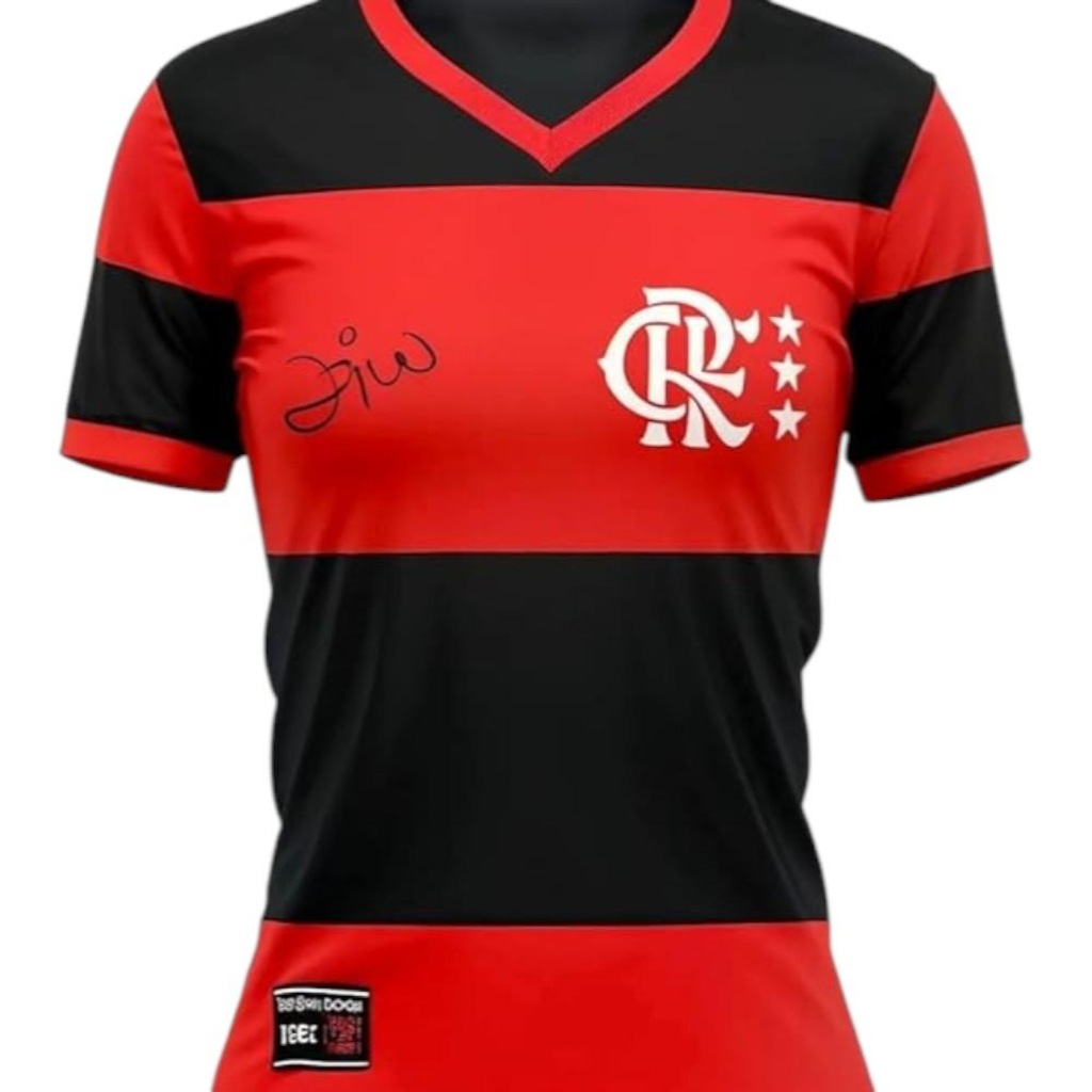 Camisa do Flamengo LIB 81 ZICO Braziline - Feminina