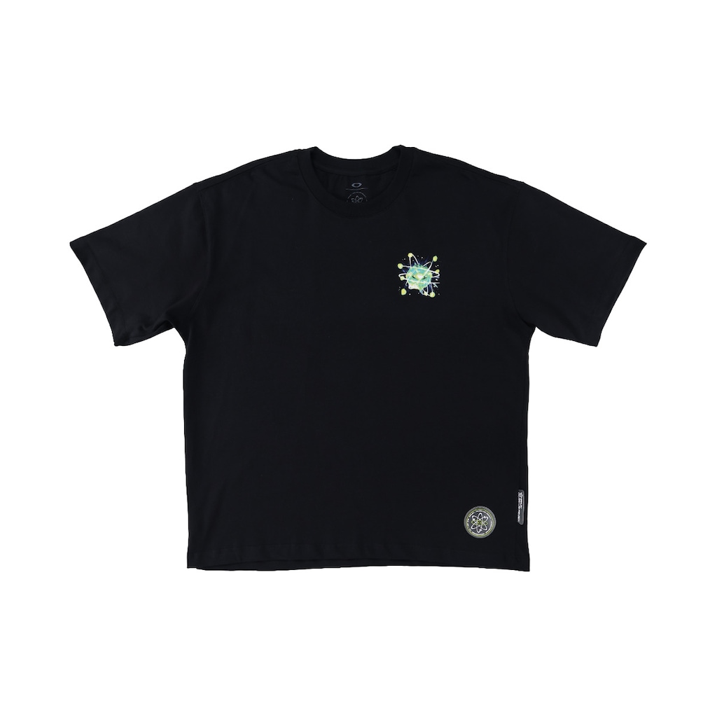 Camiseta Oakley Mad Lab Atom Graphic SS Tee Blackout - Masculina
