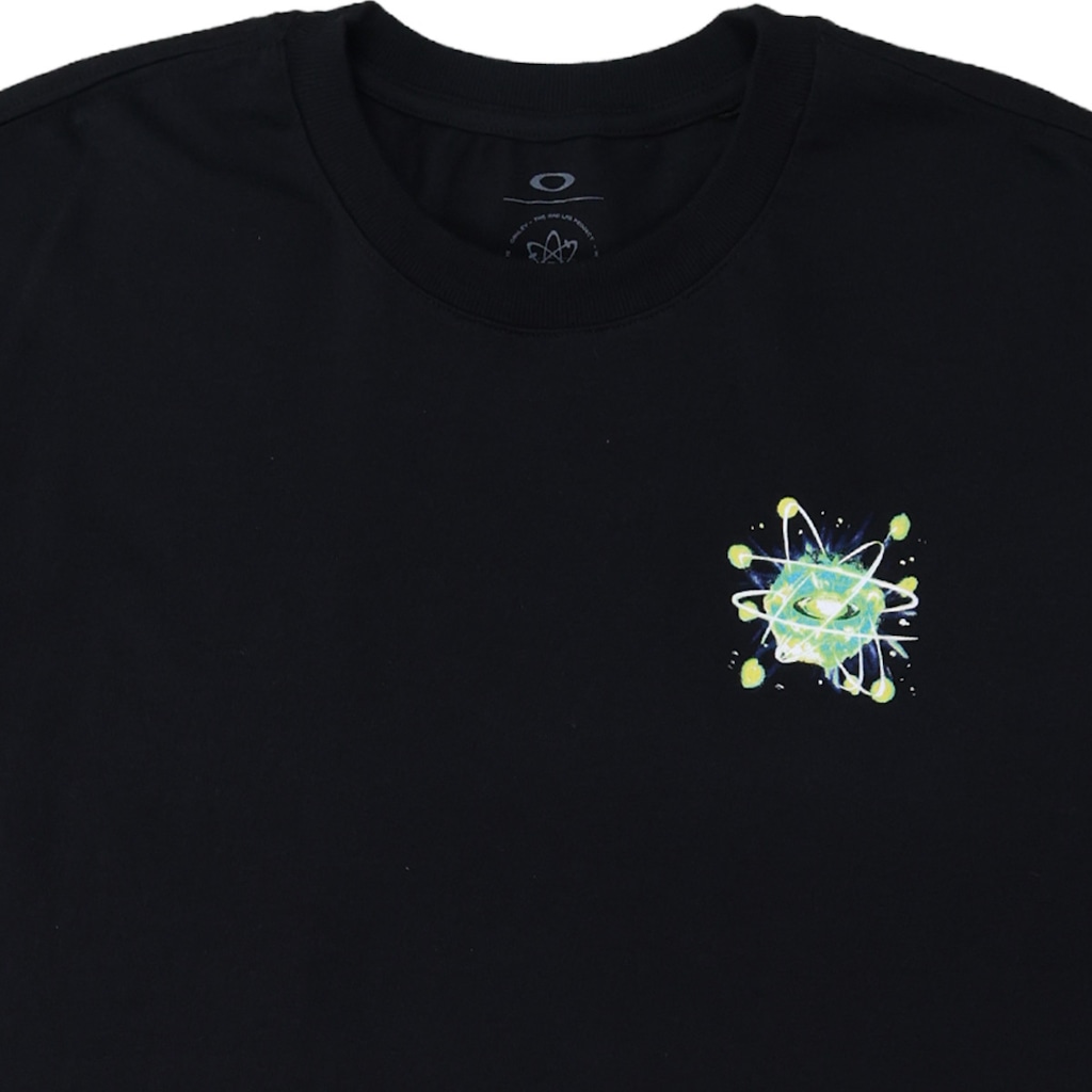 Imagem 4 do produto Camiseta Oakley Mad Lab Atom Graphic SS Tee Blackout - Masculina