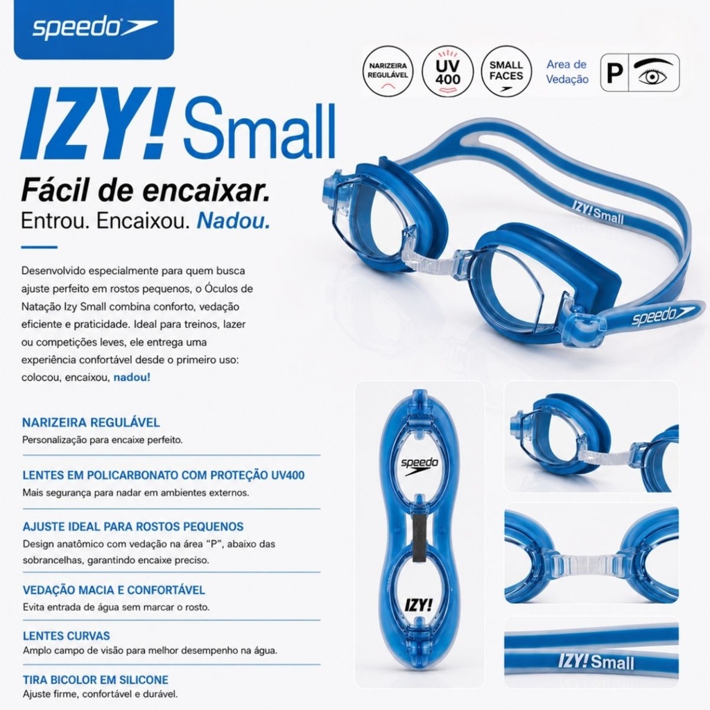 Imagem 3 do produto Óculos de Natação Adulto Speedo IZY Small